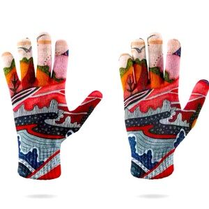 NWT FUNKY FUN LIGHTWEIGHT GLOVES SIZE MEDIUM-LARGE